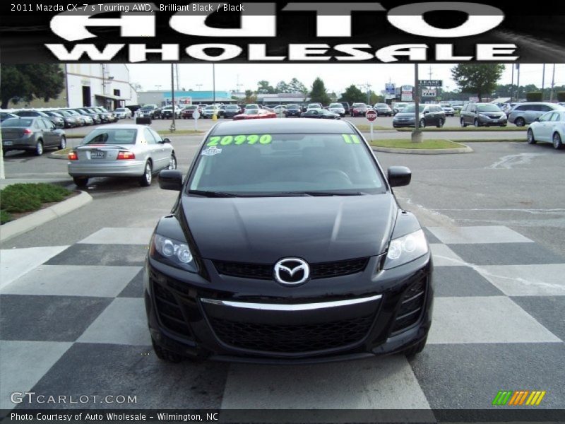 Brilliant Black / Black 2011 Mazda CX-7 s Touring AWD