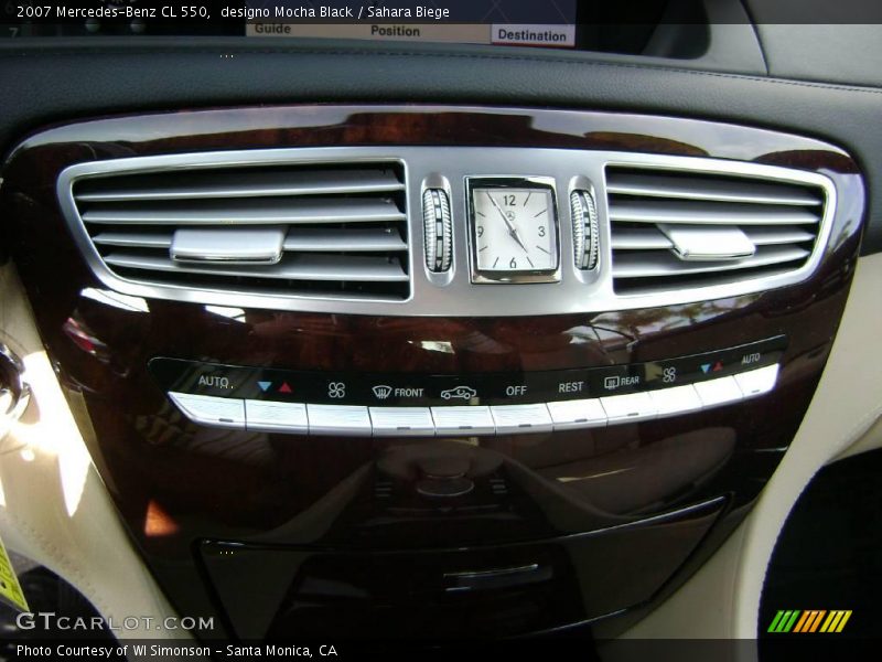 designo Mocha Black / Sahara Biege 2007 Mercedes-Benz CL 550
