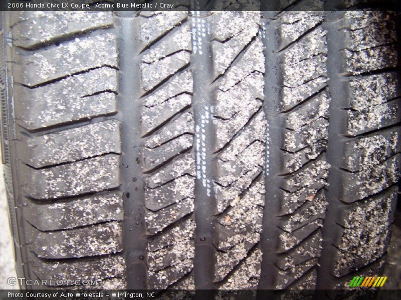 Atomic Blue Metallic / Gray 2006 Honda Civic LX Coupe
