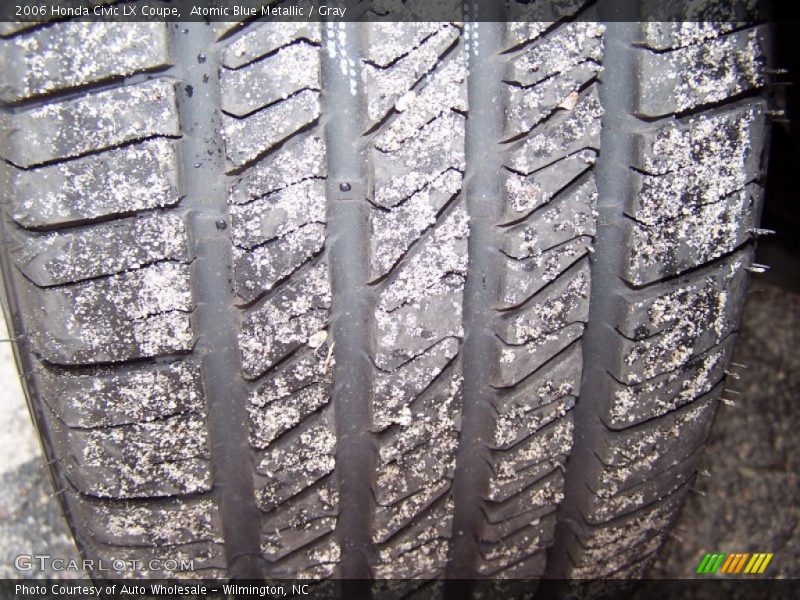 Atomic Blue Metallic / Gray 2006 Honda Civic LX Coupe