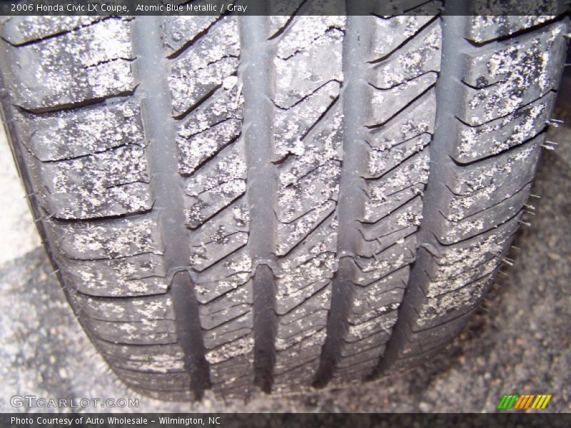 Atomic Blue Metallic / Gray 2006 Honda Civic LX Coupe