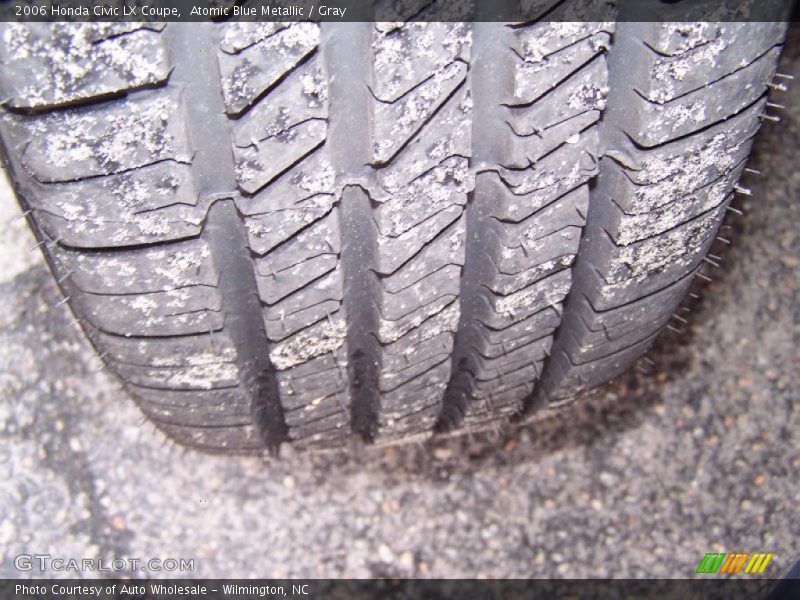 Atomic Blue Metallic / Gray 2006 Honda Civic LX Coupe
