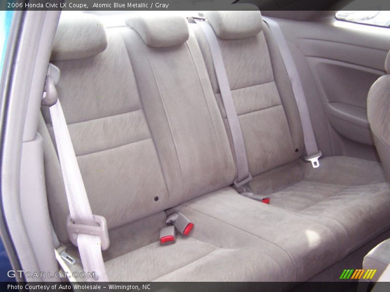 Atomic Blue Metallic / Gray 2006 Honda Civic LX Coupe
