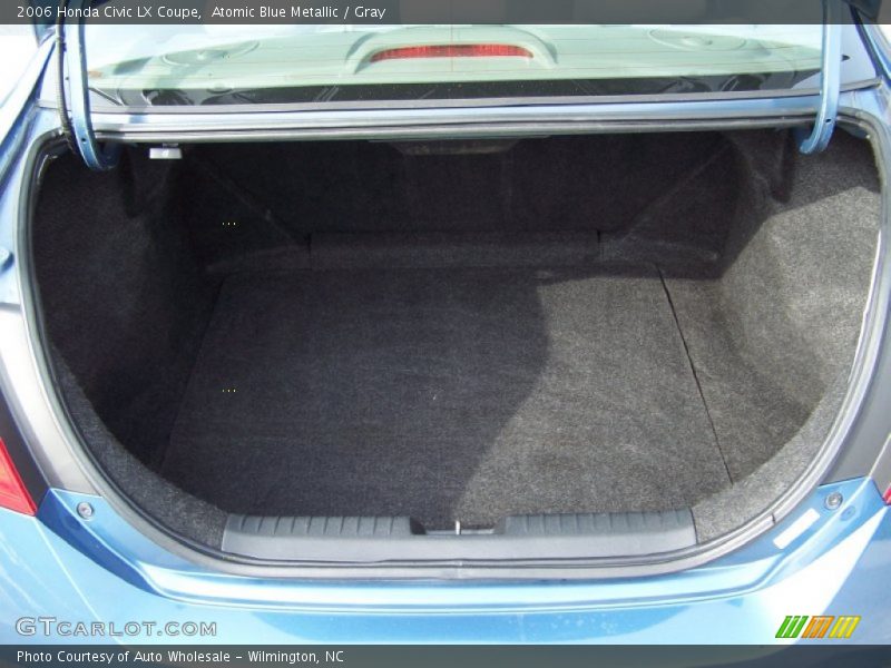 Atomic Blue Metallic / Gray 2006 Honda Civic LX Coupe