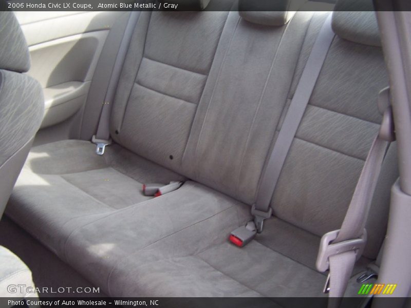 Atomic Blue Metallic / Gray 2006 Honda Civic LX Coupe