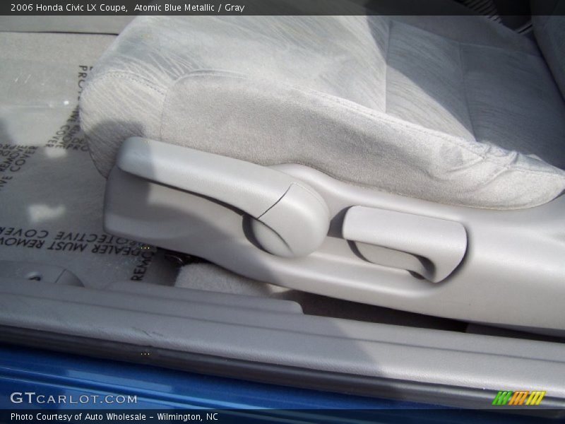 Atomic Blue Metallic / Gray 2006 Honda Civic LX Coupe