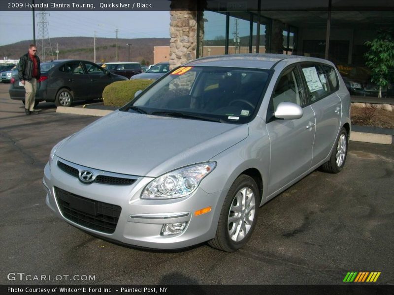 Quicksilver / Black 2009 Hyundai Elantra Touring