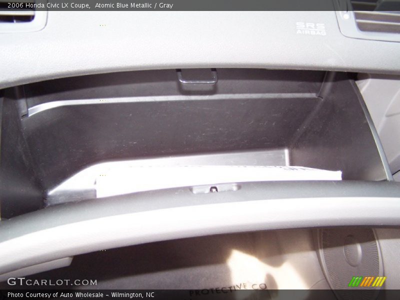 Atomic Blue Metallic / Gray 2006 Honda Civic LX Coupe