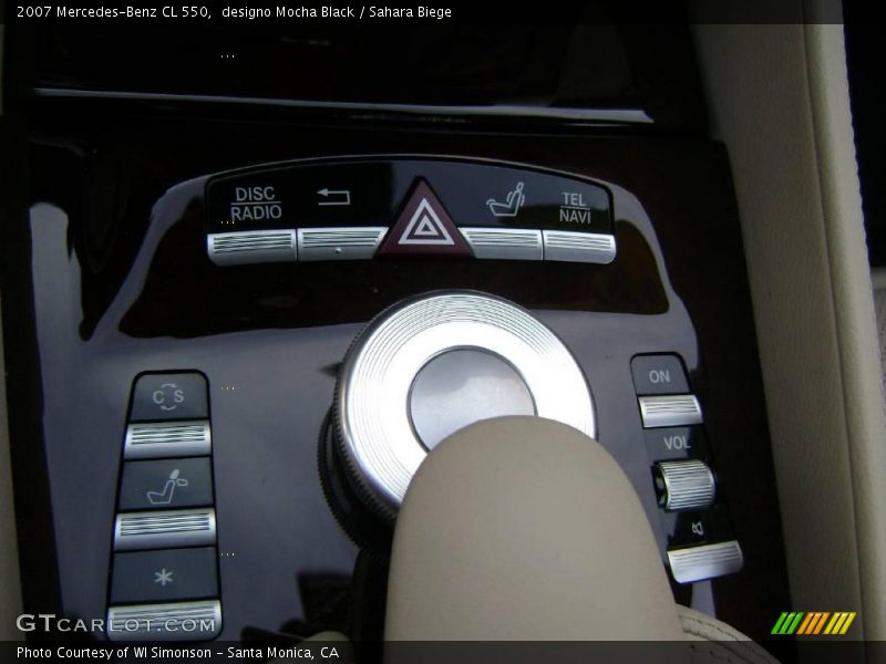designo Mocha Black / Sahara Biege 2007 Mercedes-Benz CL 550