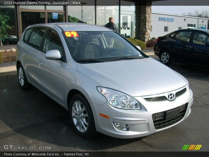 Quicksilver / Black 2009 Hyundai Elantra Touring