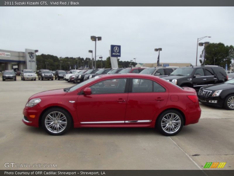 Vivid Red / Black 2011 Suzuki Kizashi GTS