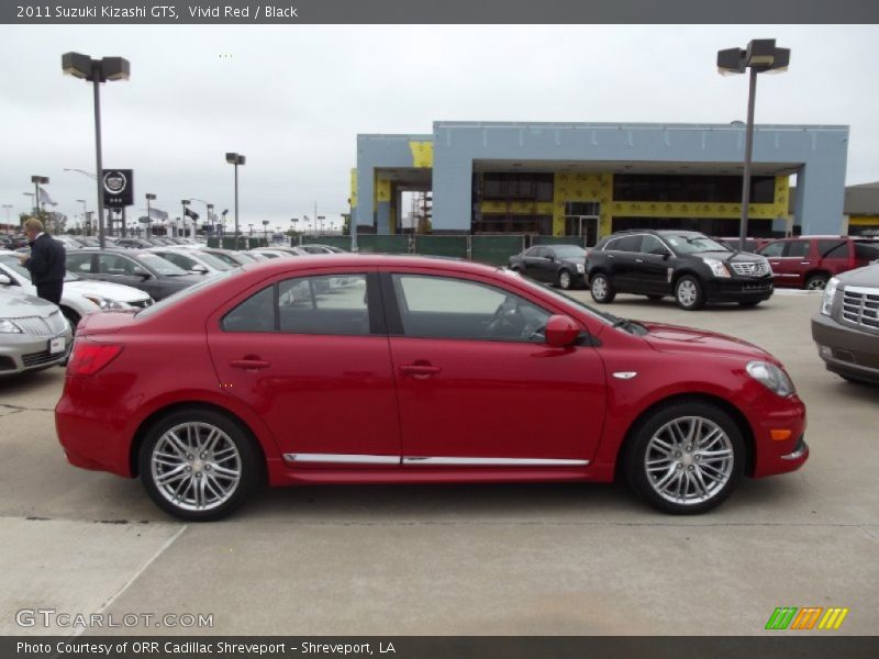 Vivid Red / Black 2011 Suzuki Kizashi GTS