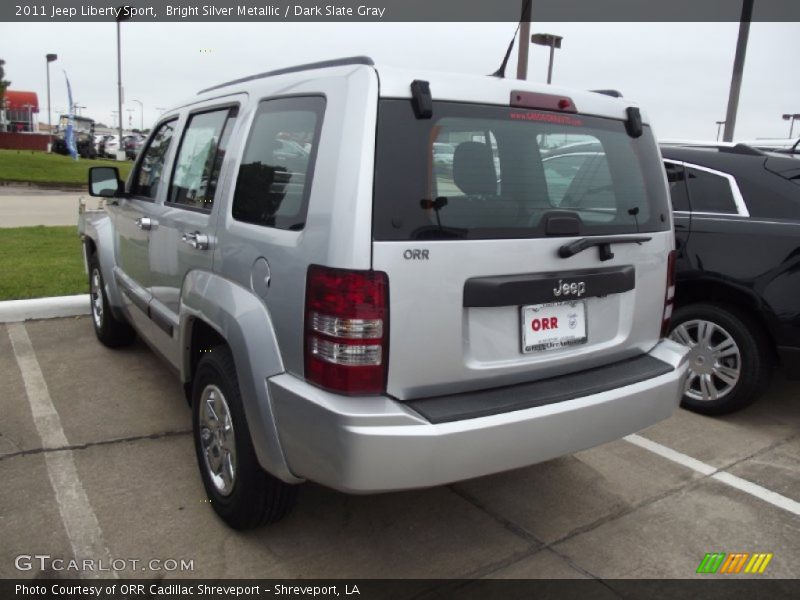 Bright Silver Metallic / Dark Slate Gray 2011 Jeep Liberty Sport