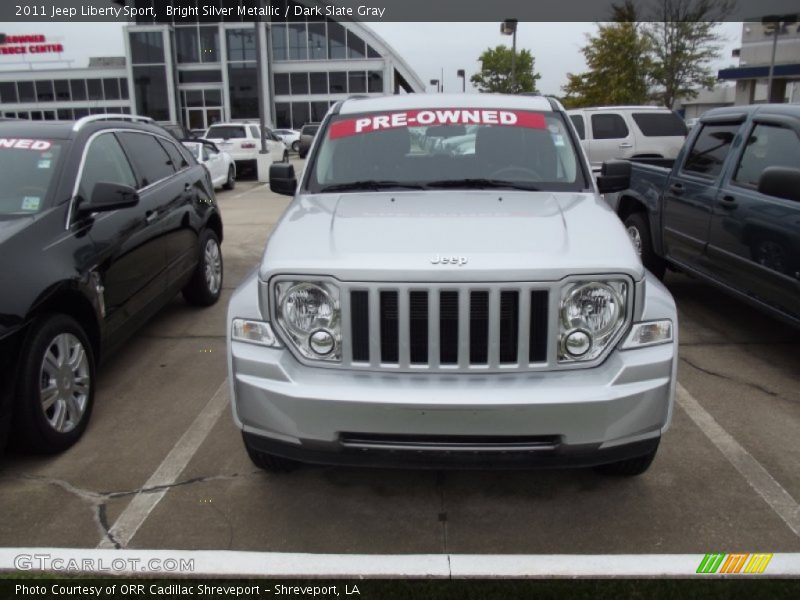 Bright Silver Metallic / Dark Slate Gray 2011 Jeep Liberty Sport