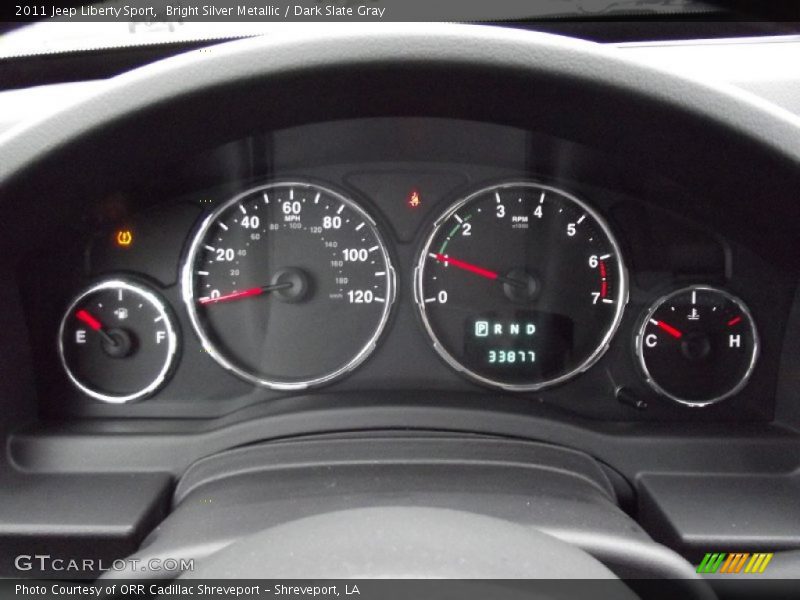 Bright Silver Metallic / Dark Slate Gray 2011 Jeep Liberty Sport