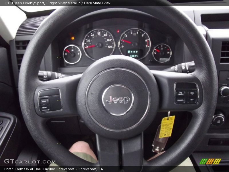Bright Silver Metallic / Dark Slate Gray 2011 Jeep Liberty Sport