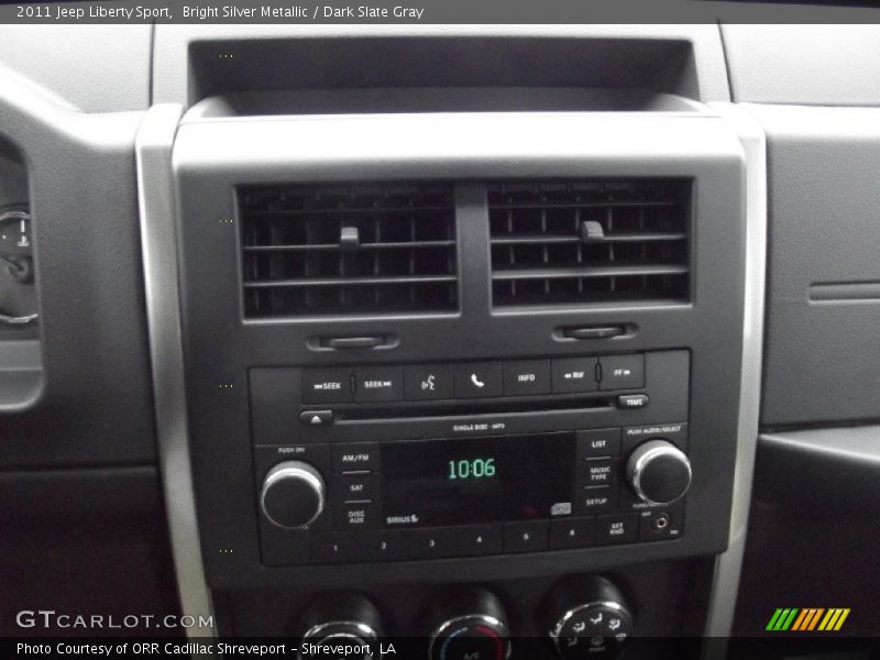 Bright Silver Metallic / Dark Slate Gray 2011 Jeep Liberty Sport
