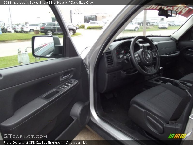 Bright Silver Metallic / Dark Slate Gray 2011 Jeep Liberty Sport