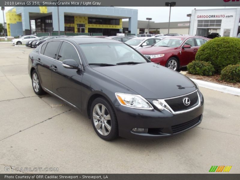 Smokey Granite Mica / Light Gray 2010 Lexus GS 350