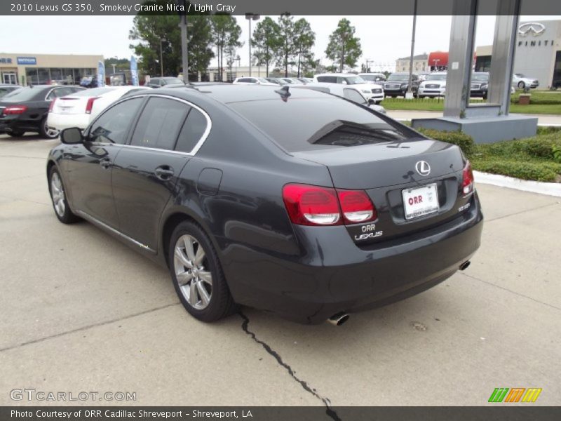 Smokey Granite Mica / Light Gray 2010 Lexus GS 350