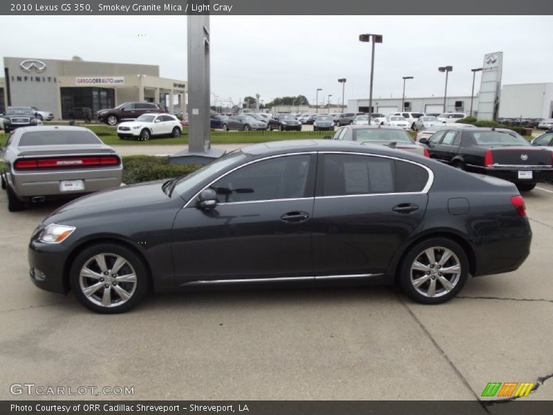 Smokey Granite Mica / Light Gray 2010 Lexus GS 350