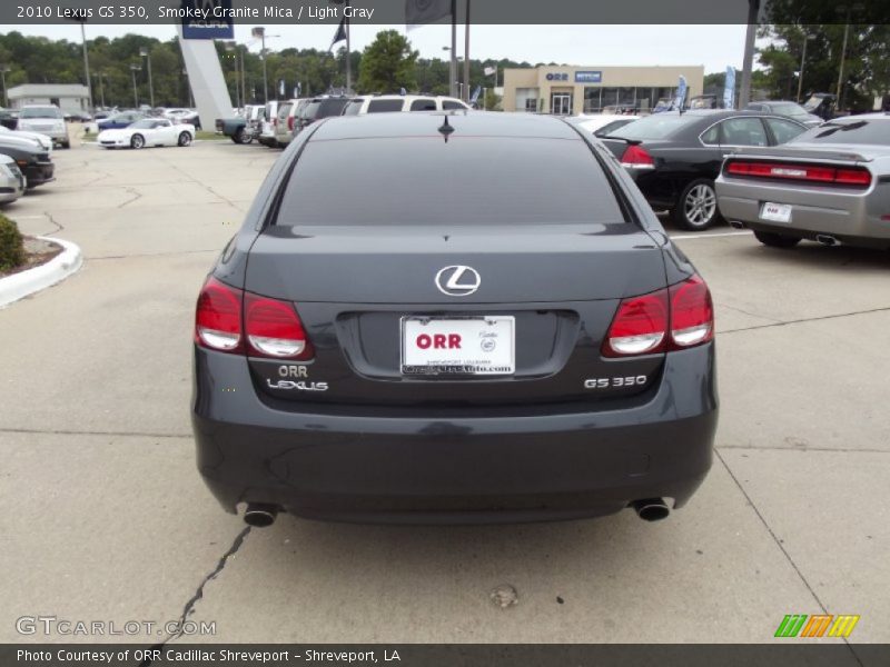 Smokey Granite Mica / Light Gray 2010 Lexus GS 350