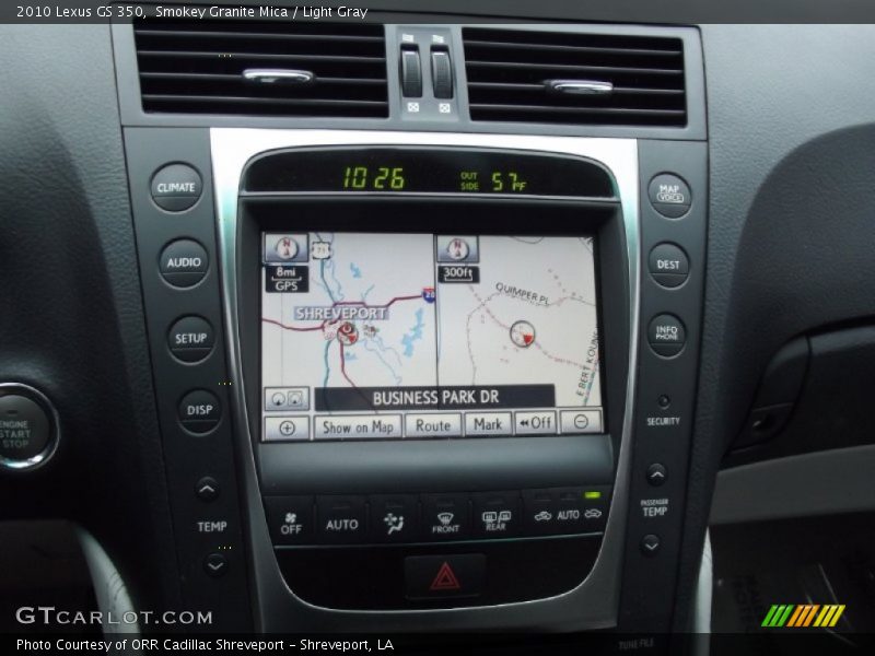 Smokey Granite Mica / Light Gray 2010 Lexus GS 350