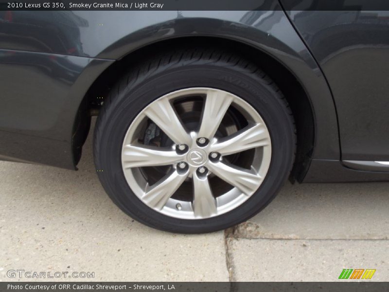 Smokey Granite Mica / Light Gray 2010 Lexus GS 350