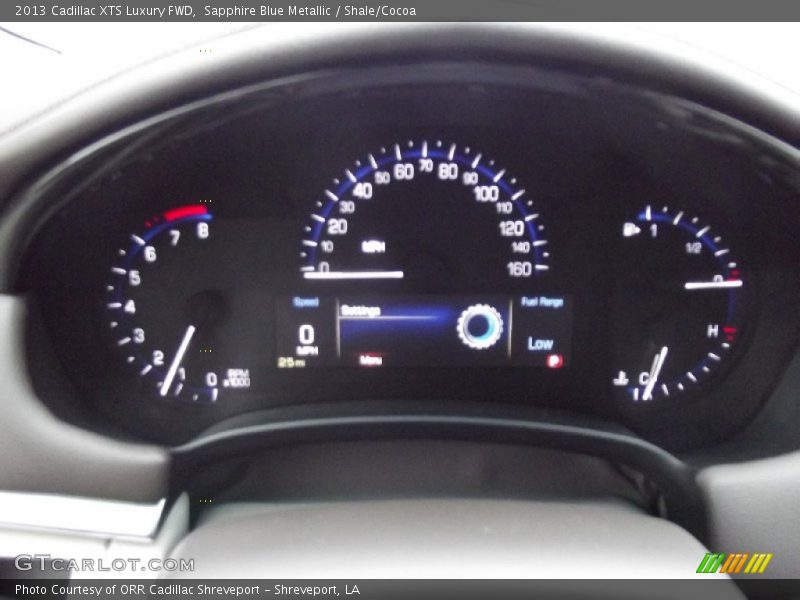 Sapphire Blue Metallic / Shale/Cocoa 2013 Cadillac XTS Luxury FWD