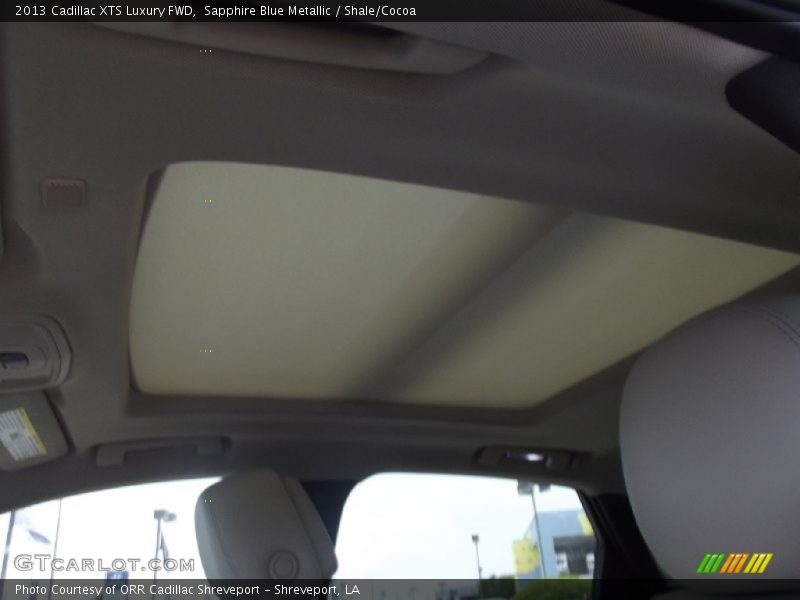 Sapphire Blue Metallic / Shale/Cocoa 2013 Cadillac XTS Luxury FWD