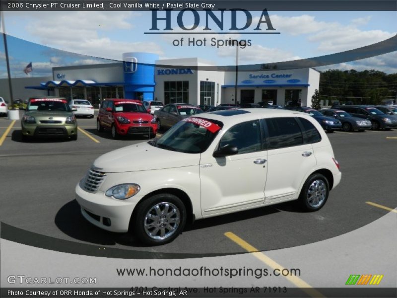 Cool Vanilla White / Pastel Slate Gray 2006 Chrysler PT Cruiser Limited