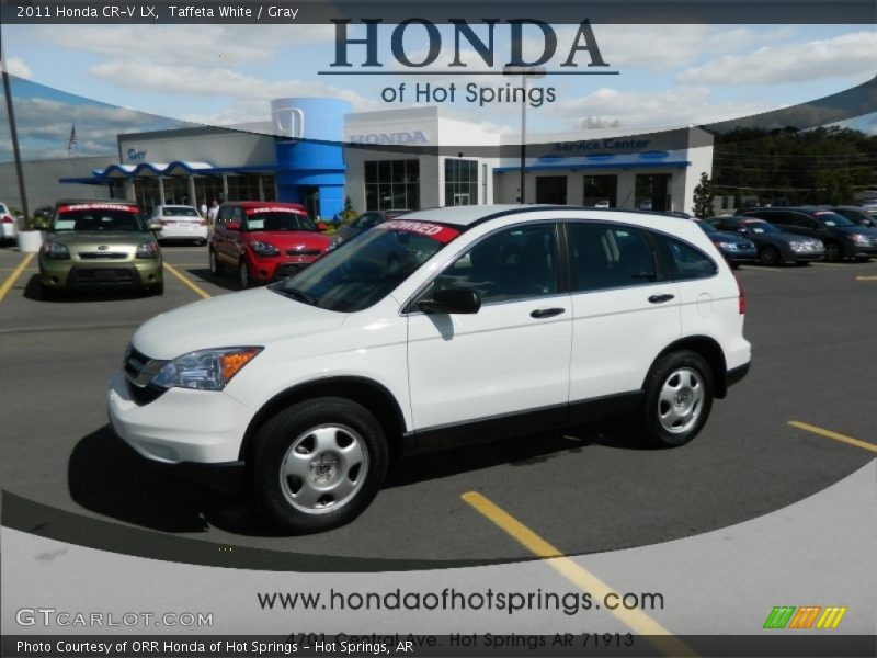 Taffeta White / Gray 2011 Honda CR-V LX