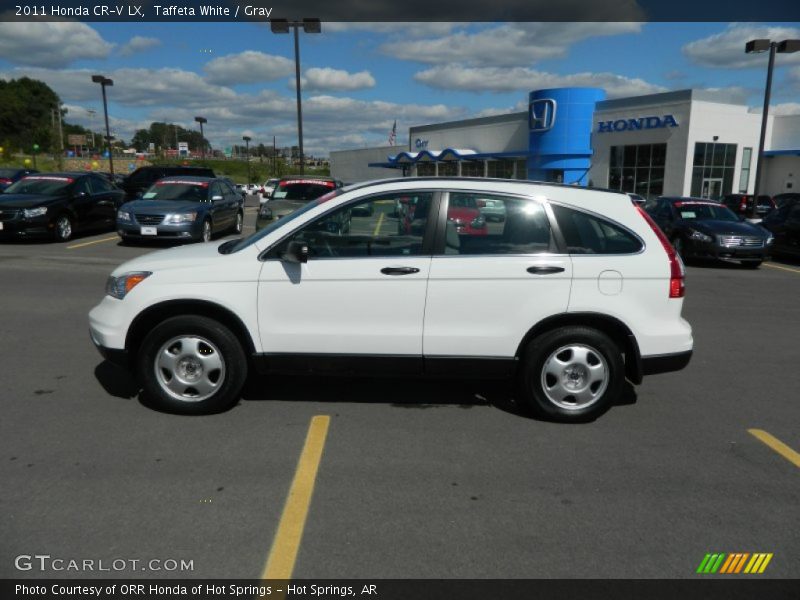 Taffeta White / Gray 2011 Honda CR-V LX