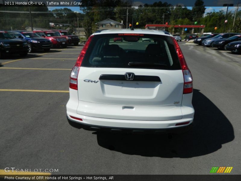Taffeta White / Gray 2011 Honda CR-V LX