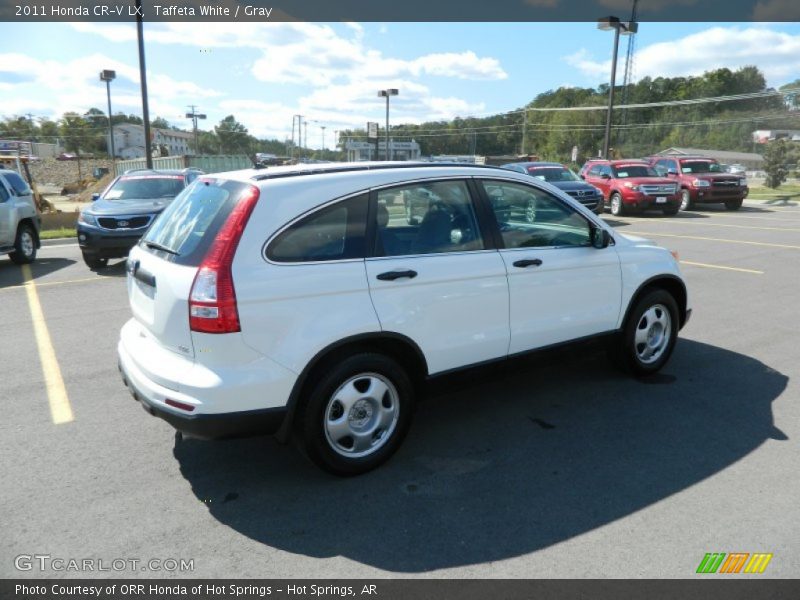 Taffeta White / Gray 2011 Honda CR-V LX