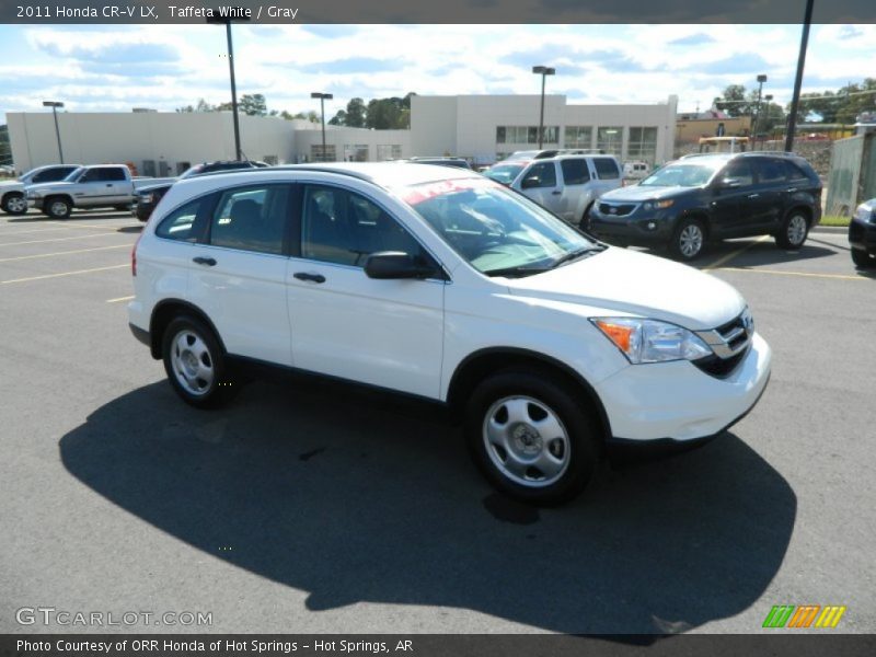 Taffeta White / Gray 2011 Honda CR-V LX
