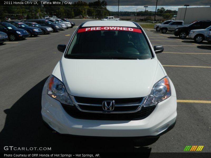 Taffeta White / Gray 2011 Honda CR-V LX