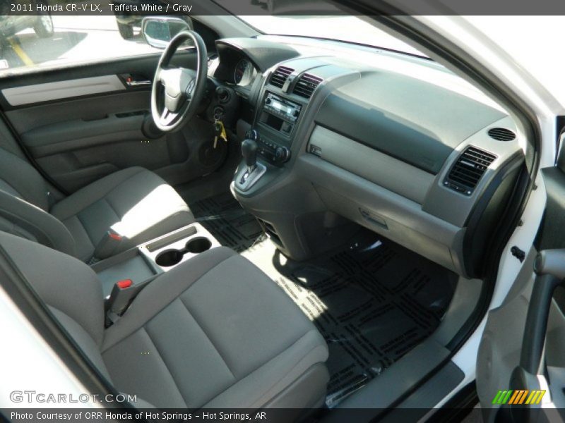 Taffeta White / Gray 2011 Honda CR-V LX