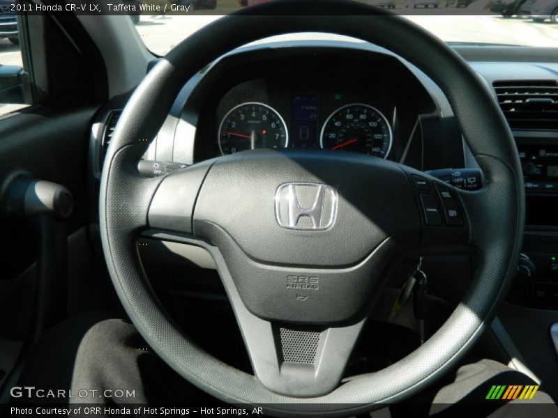 Taffeta White / Gray 2011 Honda CR-V LX