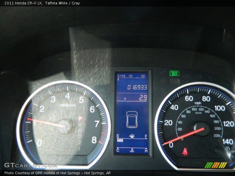 Taffeta White / Gray 2011 Honda CR-V LX