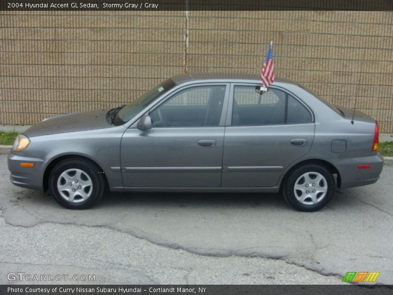 Stormy Gray / Gray 2004 Hyundai Accent GL Sedan