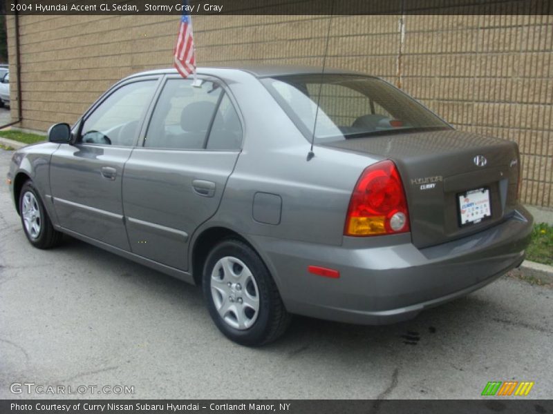 Stormy Gray / Gray 2004 Hyundai Accent GL Sedan