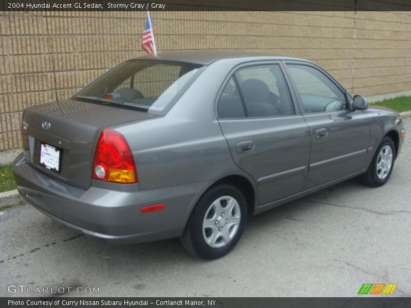 Stormy Gray / Gray 2004 Hyundai Accent GL Sedan