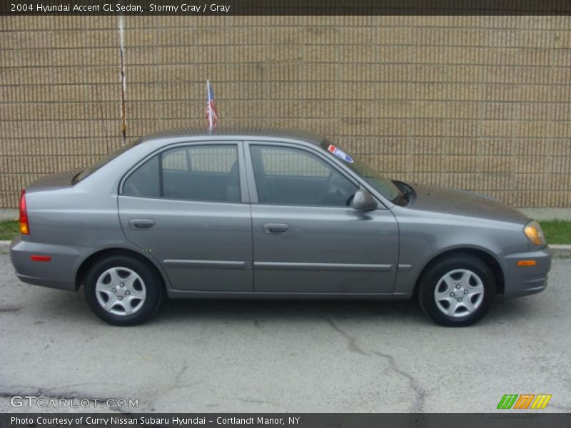 Stormy Gray / Gray 2004 Hyundai Accent GL Sedan