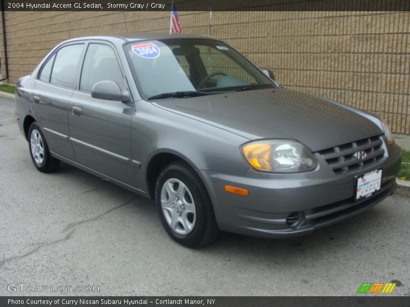 Stormy Gray / Gray 2004 Hyundai Accent GL Sedan