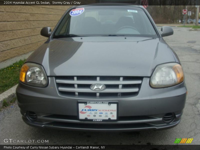 Stormy Gray / Gray 2004 Hyundai Accent GL Sedan