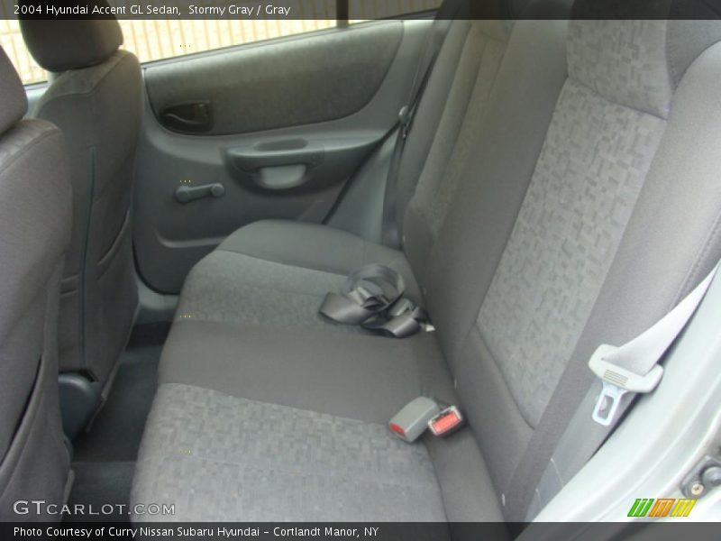 Stormy Gray / Gray 2004 Hyundai Accent GL Sedan