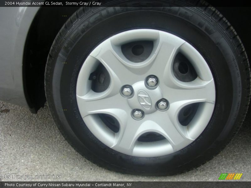 Stormy Gray / Gray 2004 Hyundai Accent GL Sedan