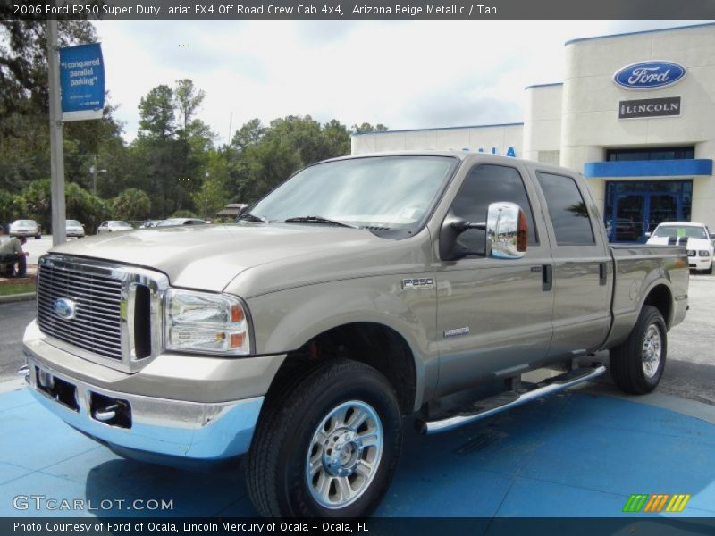 Front 3/4 View of 2006 F250 Super Duty Lariat FX4 Off Road Crew Cab 4x4