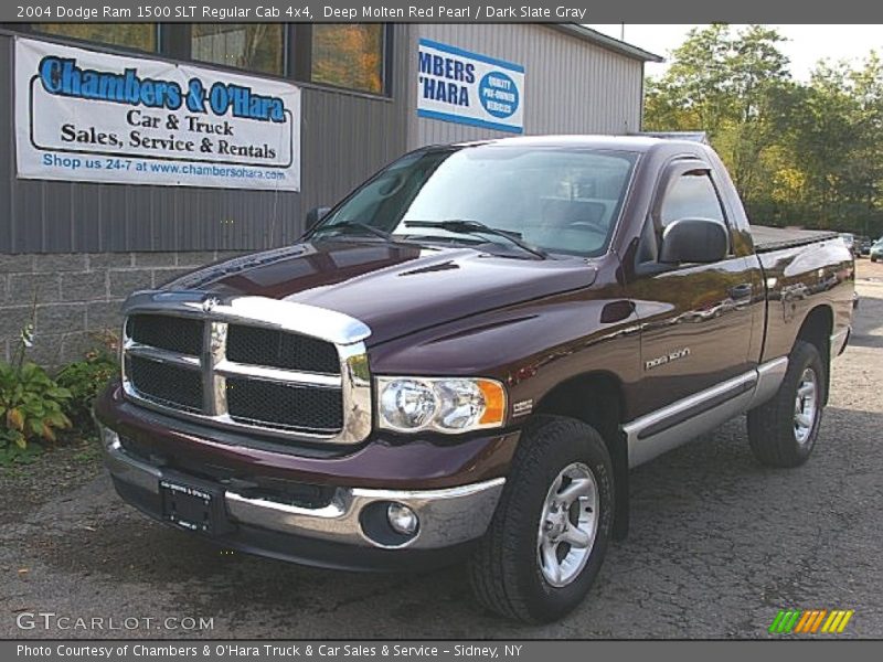 Deep Molten Red Pearl / Dark Slate Gray 2004 Dodge Ram 1500 SLT Regular Cab 4x4